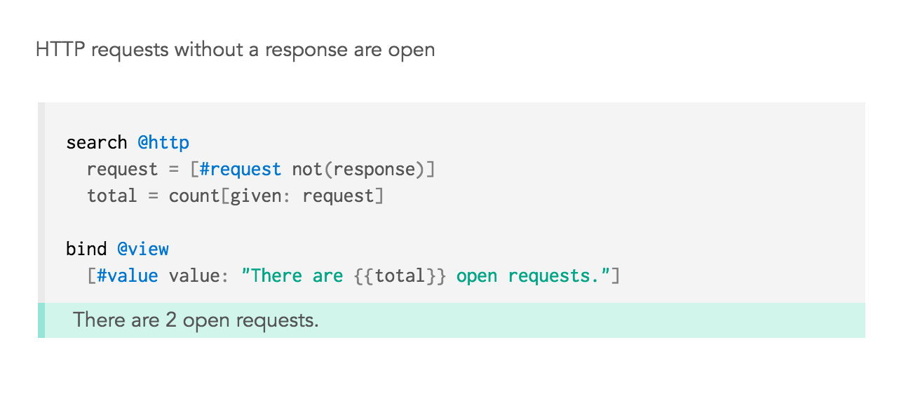 open http requests